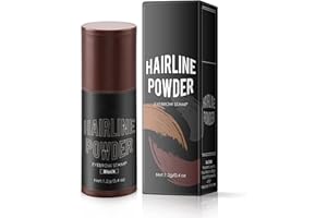 ARCHIDATE Haarverdichtung Haar Puder - Ansatzpuder Haarpuder für Frauen & Männer - Haaransatz Puder für haaransatz kaschieren - haartönung Graue Haare Abdecken Wasserdicht und langlebig haarfarbe (SCHWARZ)