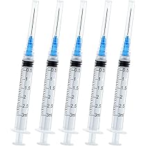 20 Stück 3ml Spritzen Mit 23G Nadeln - Praktisches Messwerkzeug Für Labor & Hobby