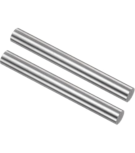 Lot De 5 Tiges Rondes En Acier Rapide HSS - Diamètre 5.5 Mm, Longueur 200 Mm - Pour Tournage, Fraisage, Bricolage Et Modélisme
