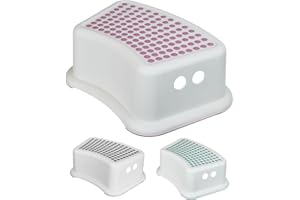 Monsieur Bébé - Marchepied antidérapant 13 cm en Plastique - 3 Coloris