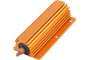FASIENT1 RX24 200W 8Ohm 8R Chassis Resistor,Aluminum Housed High Power Resistor Professional Industrial Eletrical Supplies for Power Supply,Sensor,Elevator,etc.
