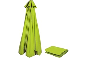 NAFGQIY Sonnenschirm Ersatzbezug 3m/270cm/2m/230cm/250cm 8 Streben/6 Streben Anthrazit/Blau/Grau/Rot/Beige, Sonnenschirm Stoff Uv Schutz 80 Windfest Stabil Strand Terrasse Garten Sonnenschirm Ersatzteile