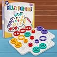 ToyMagic Krazy Ring Brain Teasers Toy Jigsaw Intelligence Puzzle Game for 5+ Year Kids|3D Strategy Board Game with Colorful Rings|2-4 Players Table Top Board Game |Best Birthday Gift|Made in India
