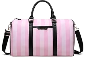 Ds UUby Victorias Secret Borse Tote da donna, Borse a Spalla in Tela, Grande Capacità Borse Tote con Cerniera, Tote Bag per Lavoro Scuola Viaggio