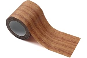 burkfeeg Woodgrain Repair Cinta Adhesiva Realista Cinta de Reparación de Muebles para Gabinetes de Piso de Grano de Madera (8cm*4.57m)-Color Chocolate