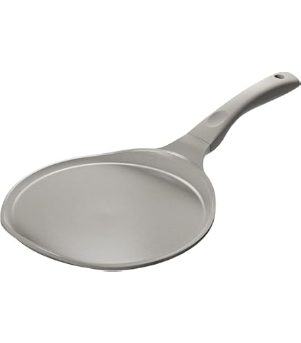 Onyx Cookware Crêpepan 29 cm | gecoate inductie pan | geschikt voor alle warmtebronnen | krasbestendig anti-aanbakoppervlak | 3-laags roestvrij staal /aluminium | ovenvast tot 260 °C | PFAS-vrij