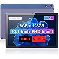 C idea 2024 Android 12 Tablet PC, 10.1 Inch Gaming Tablet, 8GB RAM 128GB ROM, 6000mAh Long Standby, WiFi 5G/2.4G, Writing Tablet for Adults and Teens