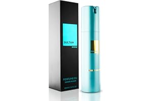 Sultan of Style Sweet Ocean Huile Parfumée pour Hommes - Parfum frais et sucré - 100% sans alcool - Huiles essentielles nourrissantes - Cadeaux pour hommes