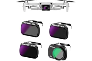 NEEWER ND-Filter-Set, mehrfach beschichtetes optisches HD-Glas, ND8 + ND16 + ND32 + CPL Filter, kompatibel mit DJI Mavic Mini Mini 2 Mini SE Mini 2SE
