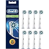 Oral-B CrossAction Toothbrush Head, Pack of 8 Counts, Mailbox Sized Pack