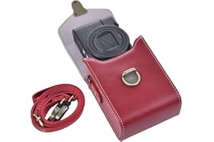Rieibi Retro-Kameratasche aus Leder für Sony RX100 & HX Serie für Ricoh GR III II/Canon G7X II/G7X II/SX720/SX730/SX740/G9X/G9X II