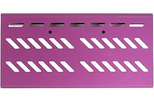 Gator Cases gpb-bak-1 Aluminium Pedal Board mit Tragetasche, Größe L, stealth schwarz, violett, Groß