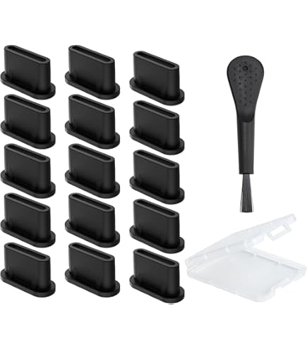 SELIACR Kit Anti-Poussière Pour Téléphone De Type C, Autocollant