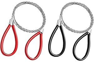 EIHI Sega a Filo Diamantato Corno Tagliato Pecore, Viaggio di Emergenza Campeggio All'aperto Strumento di Sopravvivenza Filo d'Acciaio Sega Scorrimento, 2 pezzo