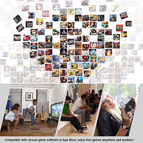 koiiko Bluetooth Gamepad Controller, iOS MFi Wireless Gaming Joystick with Clamp Holder Compatible with iPhone Xs, XR X… - Image 8