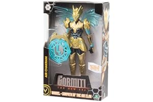 GORMITI THE NEW ERA Gormiti, Figurine articulée 27 cm, Gormiti avec Son Arme, Modèle Air - Windel, pour Les Enfants à partir de 4 Ans, GRV062, Multicouleur