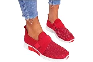 Fulidngzg Chaussures de course pour femme - Légères et confortables - Imperméables - Chaussures de marche - Pour l'extérieur - Antidérapantes - Respirantes - Chaussures de tennis - Chaussures de
