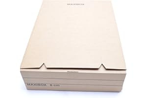 SAPHIR-TEC Archivboxen natur 33 x 24,5 x 8,5cm - 25er Pack