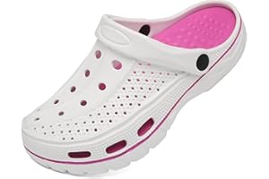 ChayChax Zuecos con Soporte de Arco para Mujer Hombre Verano Zapatos de Jardín Zapatillas de Playa Piscina con Ortopedicas Plantillas