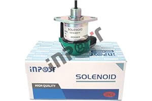 INPOST Solenoide di arresto carburante 12 V per motore Kubota V3300/V3600+/V2203/V1505 1C010-60015 1C010-60017 1C010-60014 1C010-60016