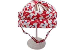 BOENTA Casque Bebe Casque BéBé Anti Choc Bébé Casque 1 Ans Bébé Casque Ramper Bébé Casque 9 Mois Vieux Infantile Casque Casque Stand Casque pour 1 Ans K,One Size