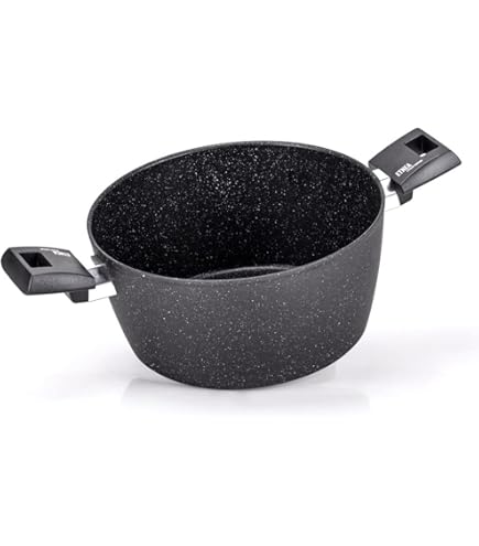 Padella Moneta Etnea Evolution | 25 Cm | Per Induzione | Rivestimento Effetto Pietra | Made In Italy - Foto 5