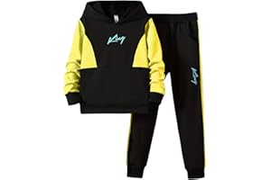 Xumplo Boys Tracksuit Kids Hoodie Tops and Jogger Outfits Teen Boys Casual Clothes Set 2 Piece Clothing 5-14Y