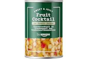 by Amazon Fruit Mix In Juice, 411g, Mixed Fruit Cocktail