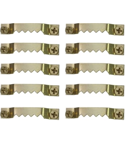 QUARKZMAN 10 stuks 1/8 offset canvas clips, fotolijst, spiegelclips, Z