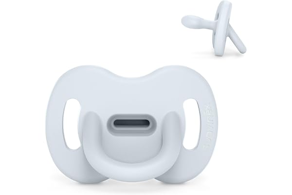 Suavinex, Chupete Todo Silicona, para Bebés 6/18 Meses, con Tetina Fisiológica Sx Pro, Súper Blandito y Flexible, Ideal para Dormir, Respeta el Desarrollo Bucodental, Colour Essence, Ballad Blue