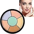 6-in-1 Face Palette - Full Coverage, Creamy Blendable Colour Correcting Makeup for Blemish & Dark Circle