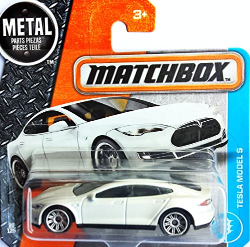 Preisvergleich Produktbild MATCHBOX Tesla Model S - 1:64 - weiß