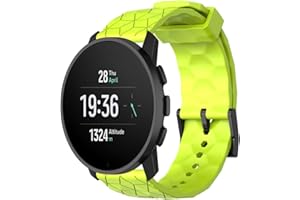 xhKJO Bracelets pour Suunto 9 Peak/Suunto 9 Peak Pro Strap, Bracelets de Montre,Silicone Bracelets de Montre Strap Bande Watchband Fermoir Sangle pour Suunto Vertical/Suunto 5 Peak