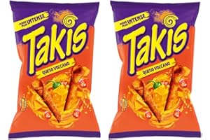 HEART FOR CARDS 2 paquetes de 80 g de mezcla de Takis Popcorn – con 1 vez FUEGO & 1 vez Intense NACHO + Heartforcards® protección de envío