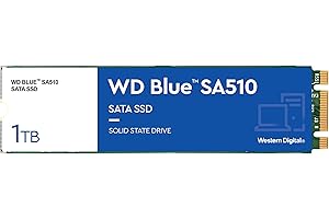 WD Blue SA510 1TB, M.2 SATA SSD, up to 560 MB/s, Includes Acronis True Image for Western Digital, Disk & Cloning Migration, Flexible backup & recovery, ransomware protection