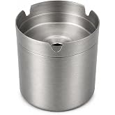 Kabakoz Paslanmaz &Ccedil;elik Dumansız K&uuml;ll&uuml;k, Tamamı Metal İ&ccedil; Dış Mekan Kokusuz Oto K&uuml;l Tablası