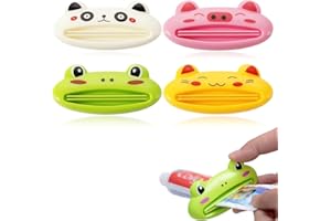 ZOKJSW Tube Squeezer wyciskacz do pasty do zębów, wyciskacz do tubek, wyciskarka do pasty do zębów, krem do rąk, mleko do czyszczenia, tubki do farb, kosmetyki 4 szt