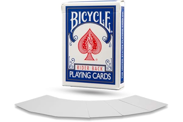 Bicycle Double Blank Face Deck by US Playing Card Co.