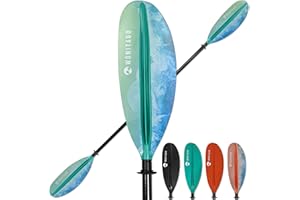 XUXIAKE Kayak Paddle Premium Carbon Fiber Paddle with Reinforced PP Blade, Floating Adjustable Kayaking Oars, 3 Piece, 220-240 cm/86-94 Inches