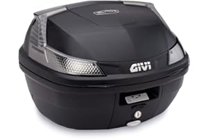Givi B37NT Blade Tech Monolock Topcase avec Une Plaque, Noir