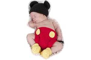 ODZIEZET ARAUS Appena Nato Costume Realizzati all’uncinetto Maglia Cartoon Coccinella Costumi Unisex Bimbi Cap Vestito Fotografia Puntelli, Varie Stile