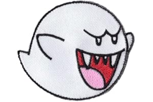 Titan One Europe – Ghost Boo Mario Toppa Ricamata (Termoadesiva)