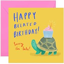 Tarjeta De Cumpleaños Old English Co. - Have A Peachy Day