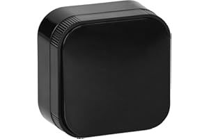 Miratic Interruttore Singolo a Due Posizioni Pulsante Luce Muro Interruttori Luce da Muro IP20 (nero)