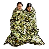 Saco de dormir de supervivencia: originalmente diseñado por NASA para la exploración espacial, estas bolsas aislantes de mylar térmico proporcionan una protección de emergencia compacta en todas las condiciones climáticas al reflejar la espalda y retener el 90% del calor corporal de una víctima.