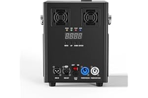 KRIDERISH Macchine pirotecniche, 530 W, macchina D-MX Cold Spark, effetto palcoscenico con telecomando per feste, Halloween, Natale, matrimoni, eventi sportivi