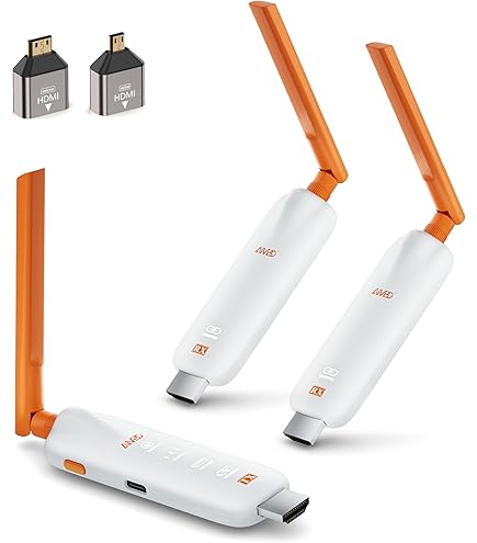 Aceele Draadloze HDMI-zender en -ontvanger, 4K decodering 1080P uitvoer