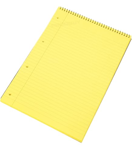 5 X Visual Memory Aid A4 Colour 100 Page Paper Notepads Memo Lined Writing Pads - View #3