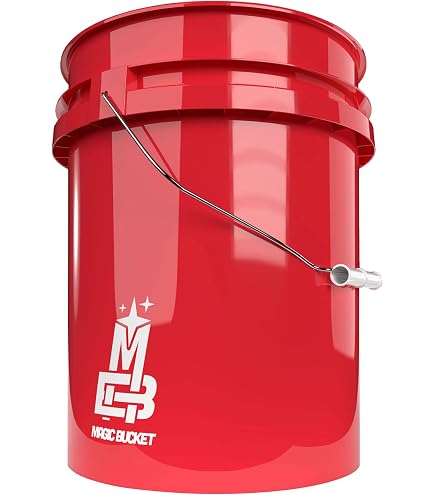 thumbnail image 2 of Orange 5 Gallon All-Purpose Plastic Bucket - Homer Pail / Utility Bucket (1 Pack) 2 of 5