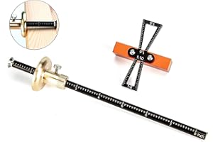 Fstop Labs Marking Gauge Woodworking Tool Set, 8 Inches Wheel Marking Gauge, Dovetail Marking Jig Marking Tool for Woodworking